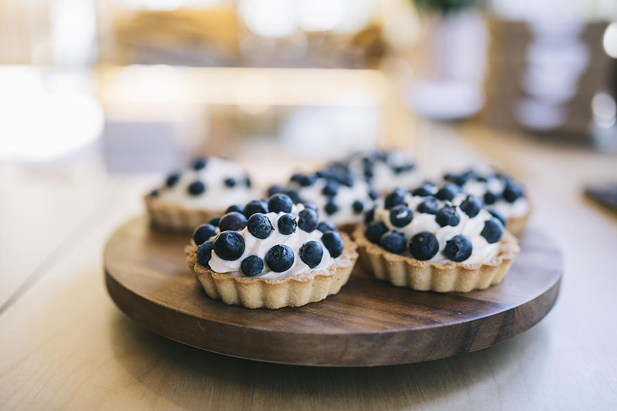 Blueberry cake Photograph by Visualspace