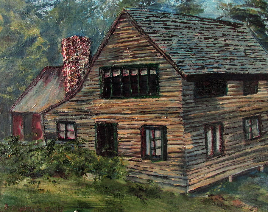 Blueberry Cottage at Twin Lake Village Painting by Denny Morreale