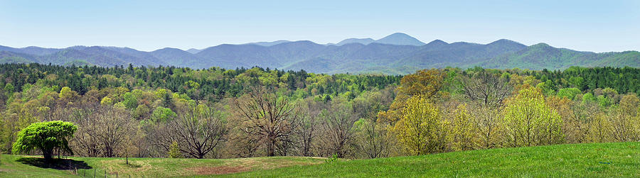 Blueridge Mountains in the Spring Photograph by Duane McCullough