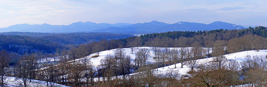Blueridge Mountains in Winter Photograph by Duane McCullough