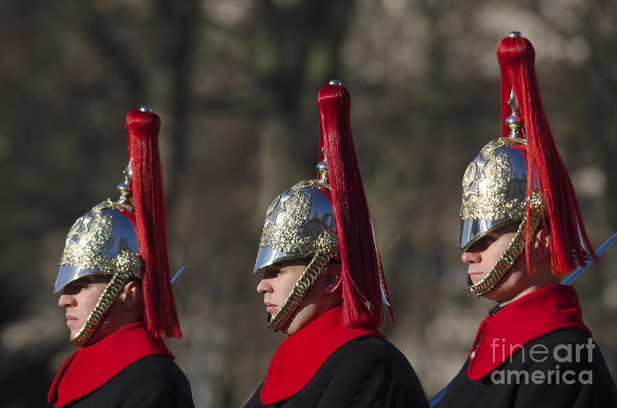 Blues and Royals Life Guards Photograph by Steev Stamford