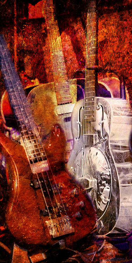 Blues Guitars Photograph by Bob Coates