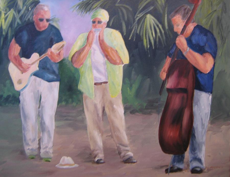 Bass Painting - Blues On The Beach by Susan Richardson