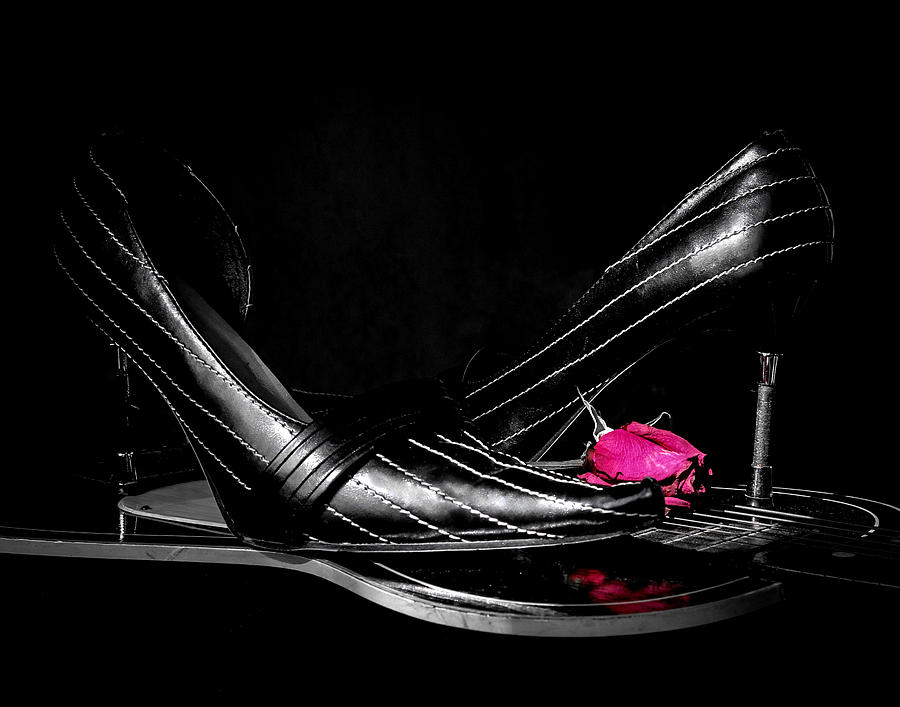 Blues Photograph - Blues Shoes by EG Kight Blues Photograph - Blues Shoes by EG Kight