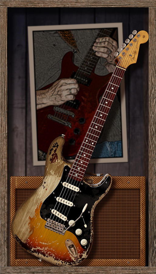 Eric Clapton Digital Art - Blues Tools 2 by WB Johnston