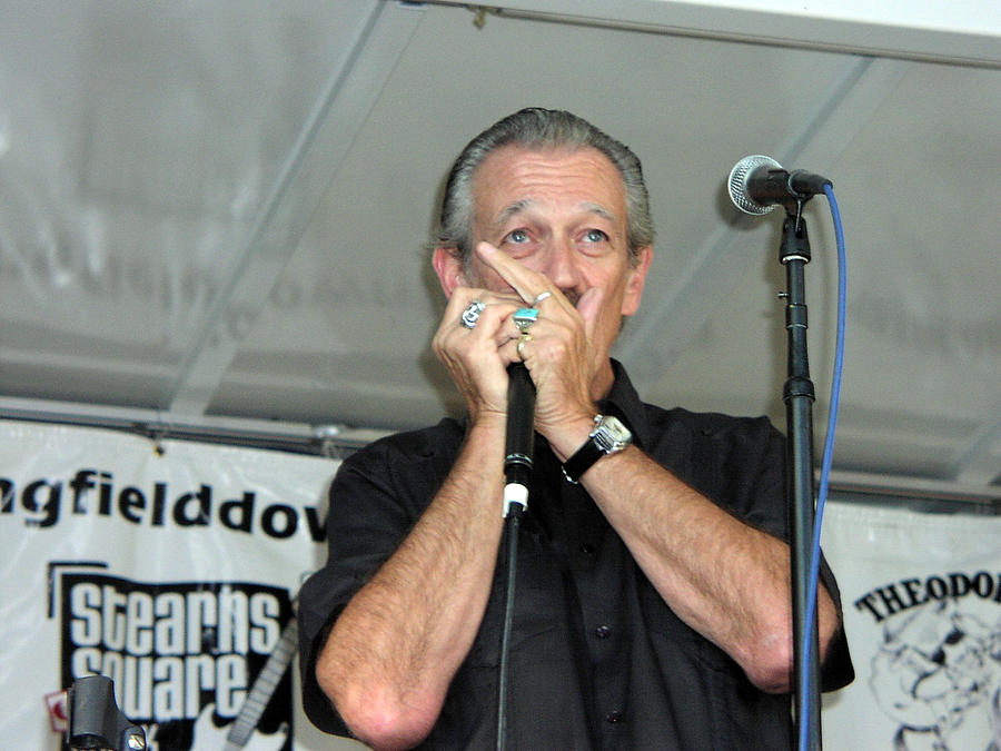 Bluesman Charlie Musselwhite Photograph by Mike Martin