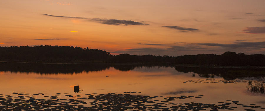 Bluff Lake Sunset Photograph by Breck Allman - Fine Art America