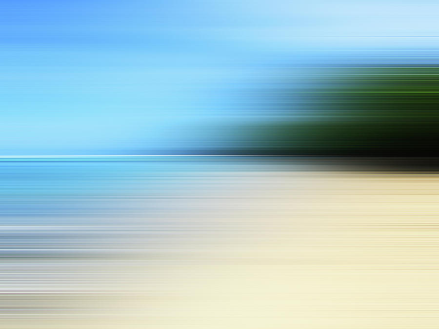 Blurred Beach Photograph by Ikon Ikon Images