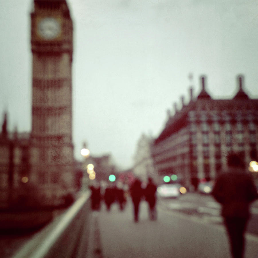 Blurred Big Ben Photograph by Louise Legresley