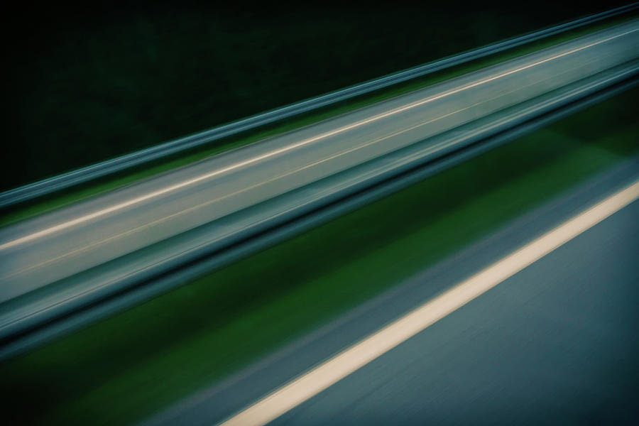 Blurred Motion Of Highway Photograph by Ingo Jezierski