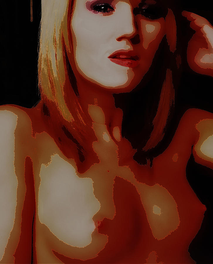 Nude Photograph - Blurred vision by Richard Hemingway