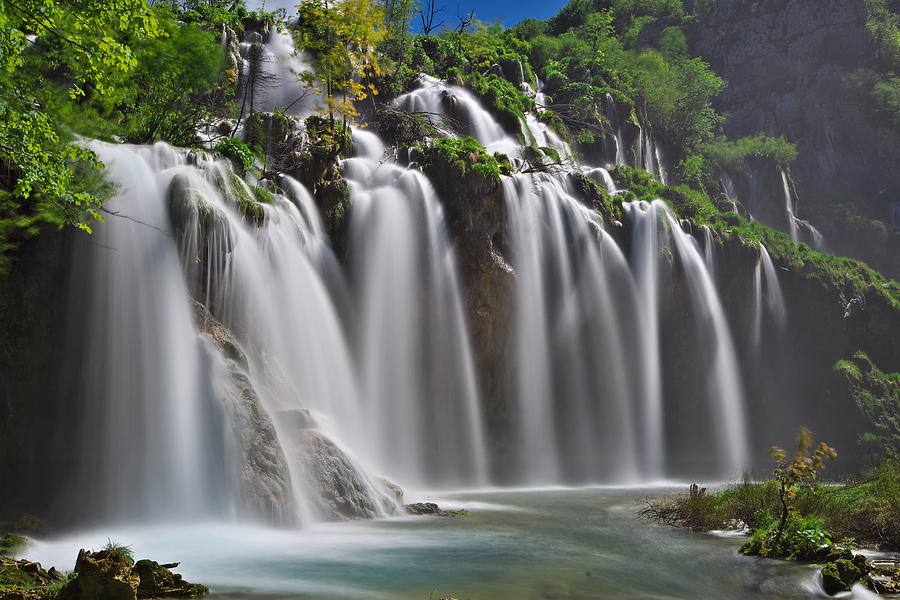 Blurred Waterfall Photograph by Ivan Slosar