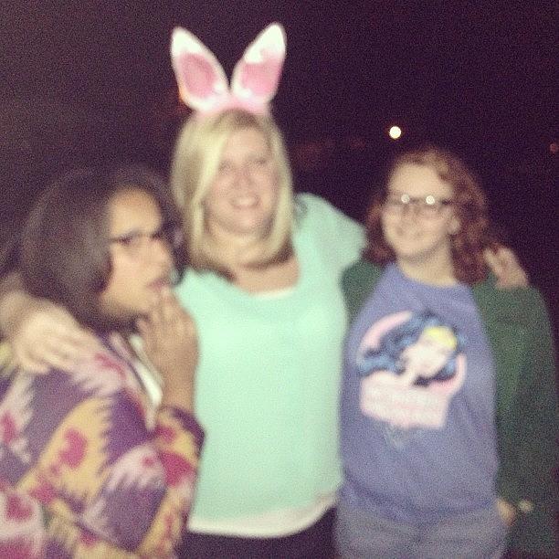 Blurry Photograph - #blurry #bunnyears @blackfootwhitefoot by Lacy Jones