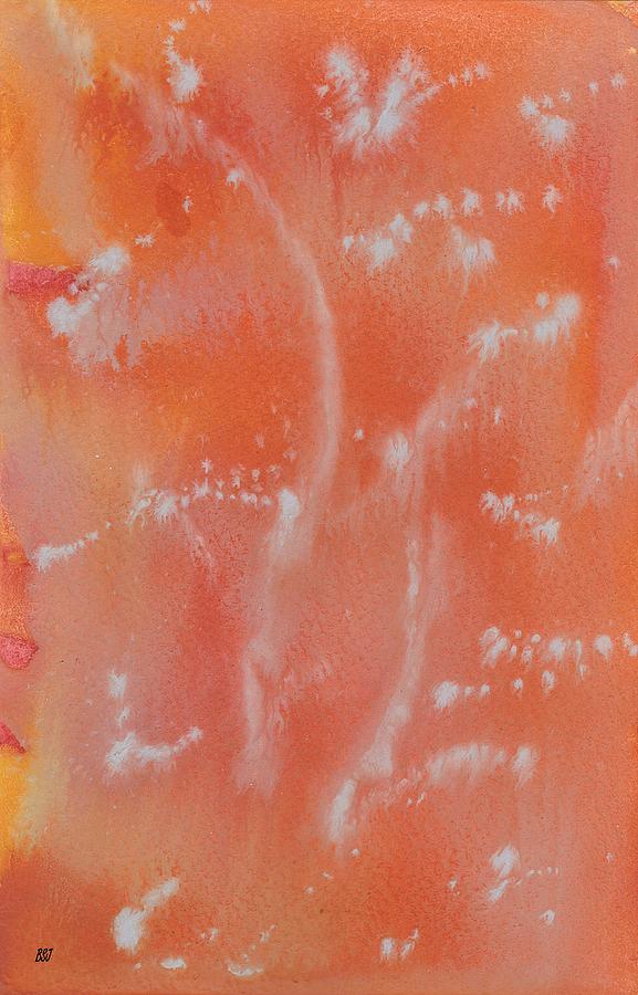 Blushing Summer Abstract Painting by Barbara St Jean