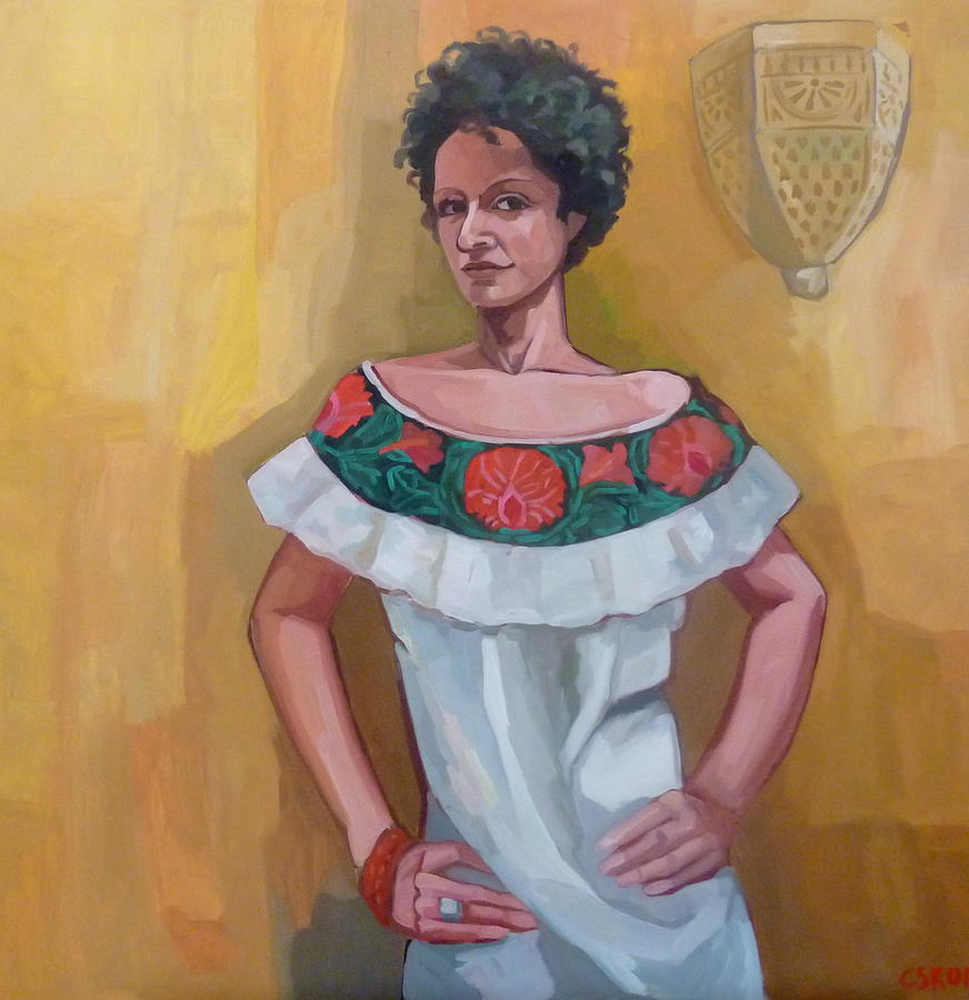 Incredible Holiday possibility Bluza mexicana Painting by Carmen Stanescu Kutzelnig - Fine Art America