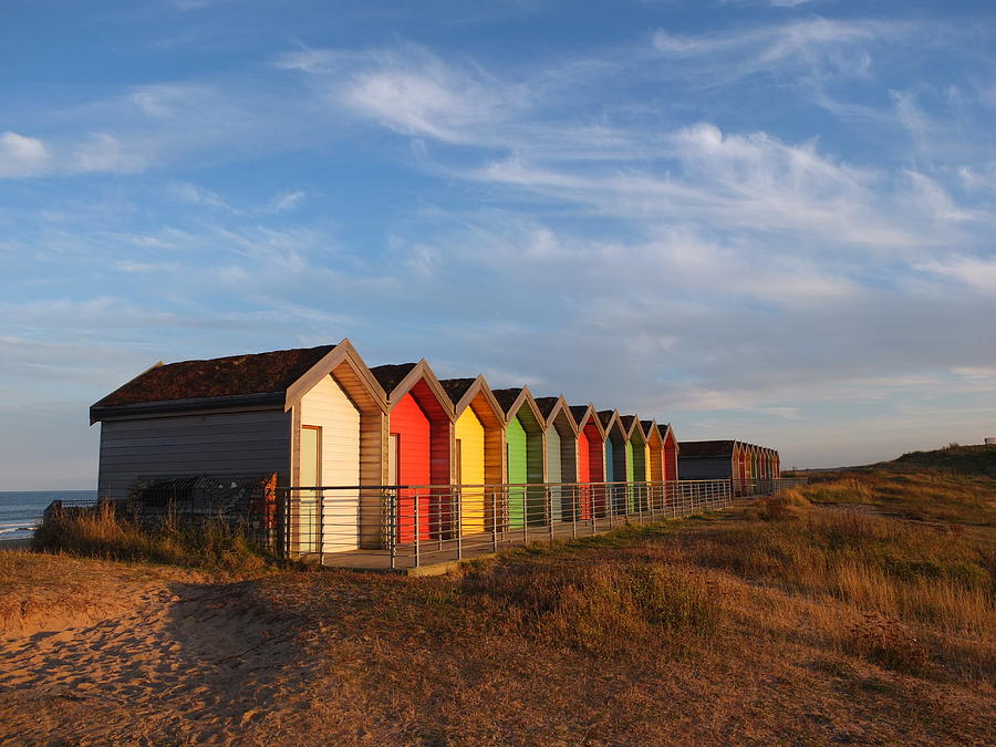 Blyth Beach Huts Photograph by Phil Whittaker Photography