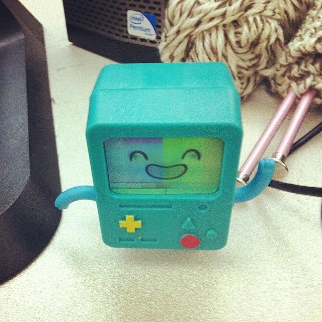 Bmo Is My New Desk Buddy ❤️ Photograph by Mary Wilkinson