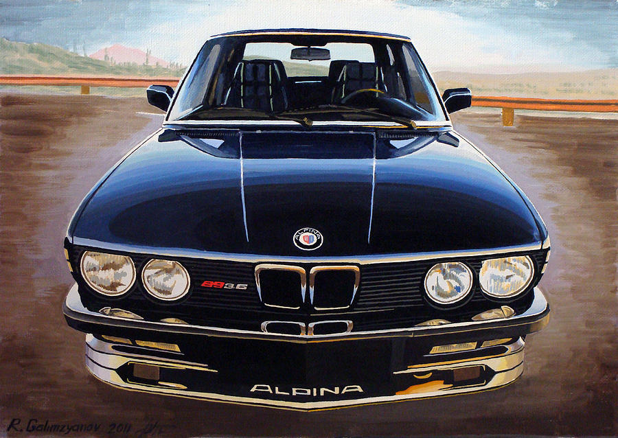 Car Painting - BMW E28 Alpina by Rimzil Galimzyanov