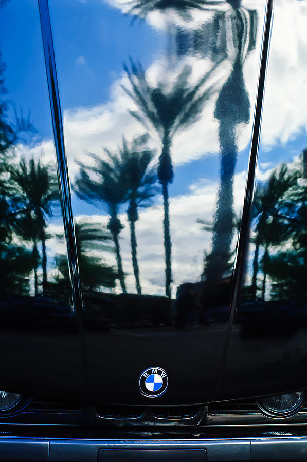 BMW Hood Emblem -0691c Photograph by Jill Reger