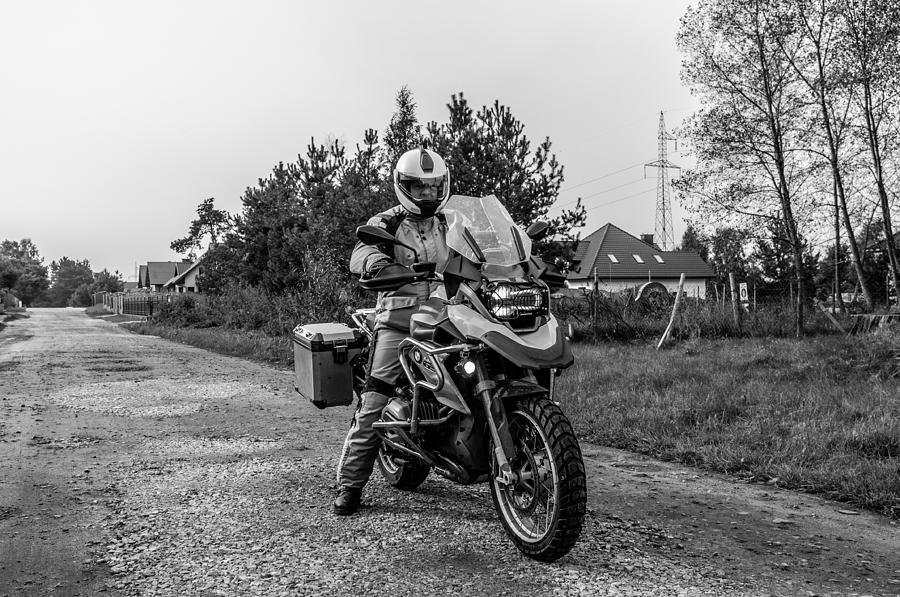 Tree Photograph - Bmw R 1200 Gs by Tgchan  