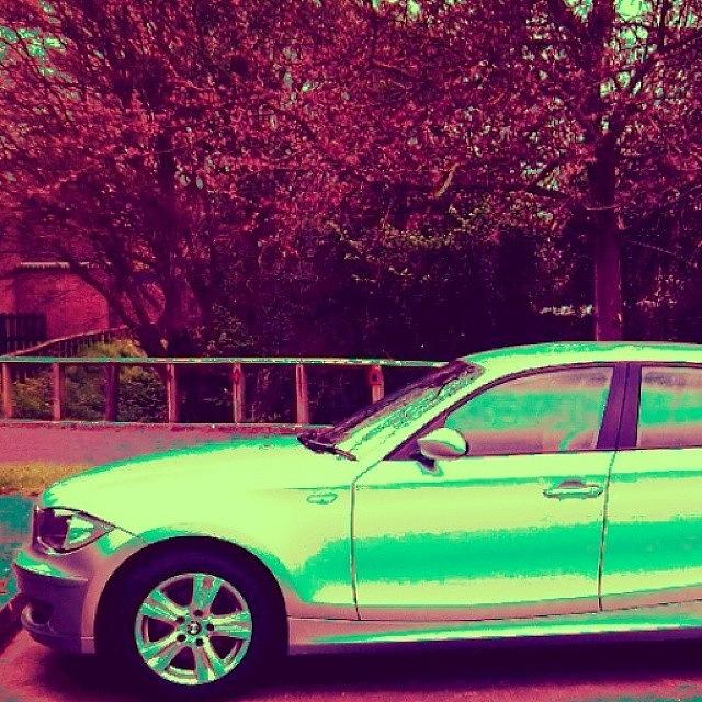 Car Photograph - •bmw S1 Red/green Edit• 
#bmw #red by Candy Floss Happy