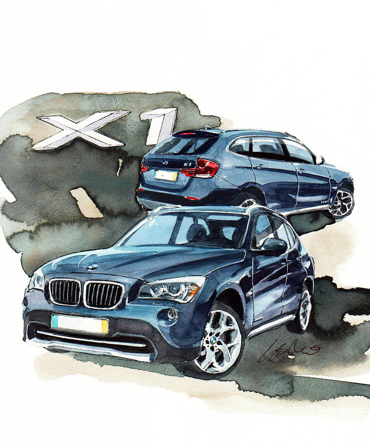 Bmw x6 рисунок