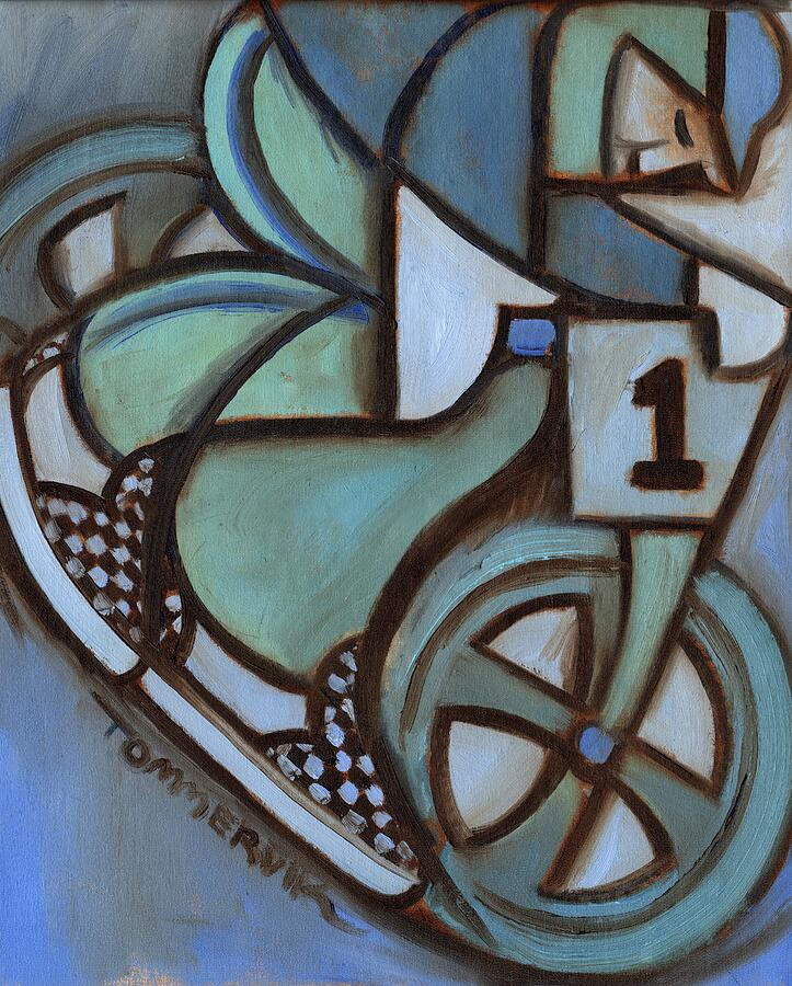 Bmx Painting - Bmx Freestyle Art Print by Tommervik Bmx Painting - Bmx Freestyle Art Print by Tommervik