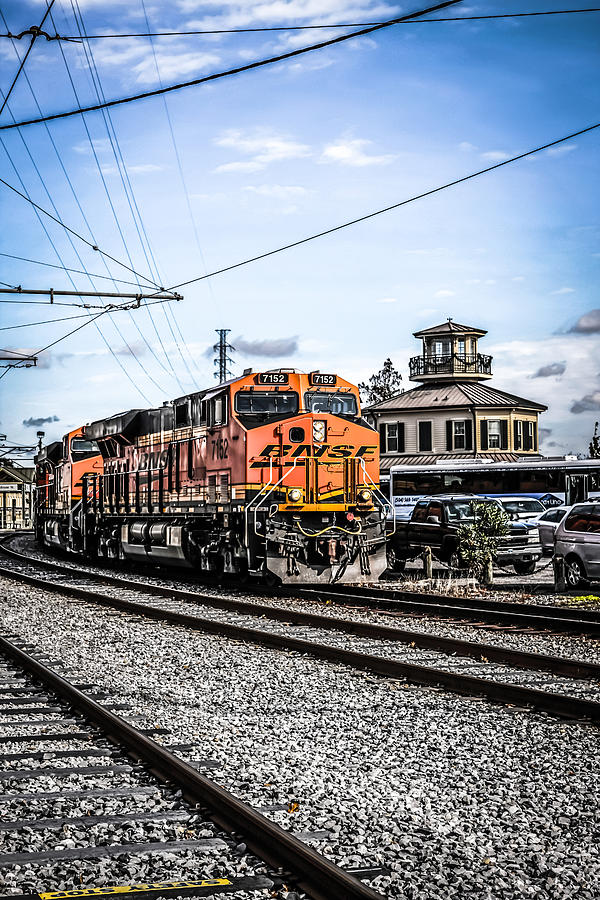 BNSF C44-9W locomotive Photograph by Chris Smith
