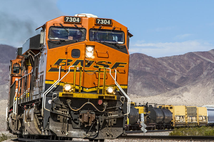 BNSF in Ludlow, California Photograph by Jim Moss