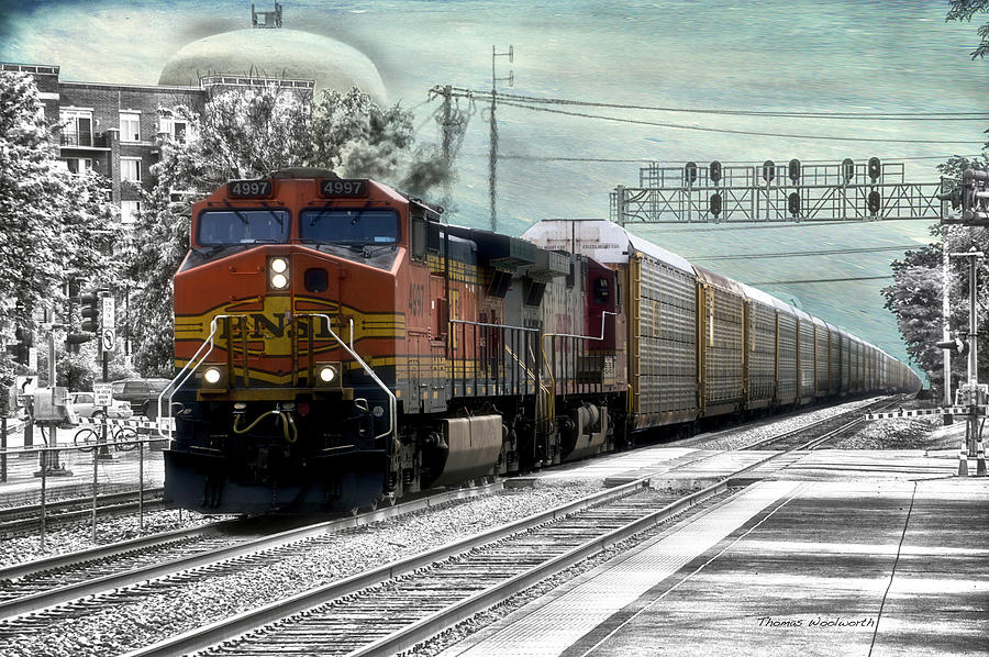 BNSF Power Photograph by Thomas Woolworth