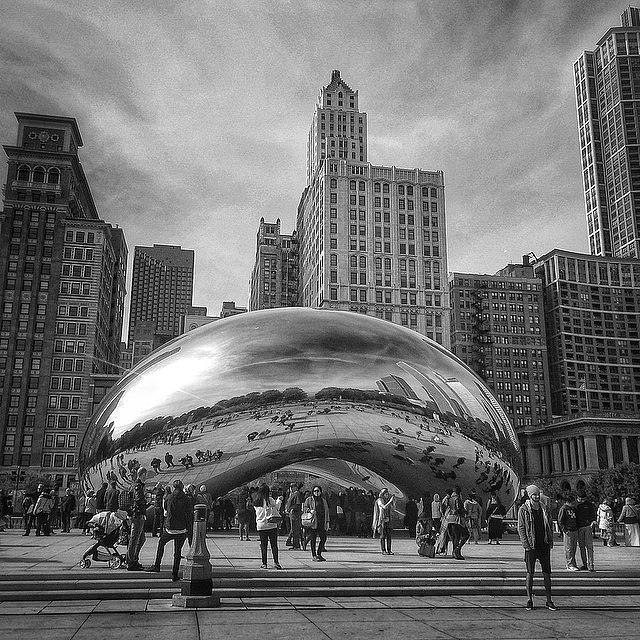 Chicago Photograph - #bnw_of_our_world #chicago by Orlando Gonzales