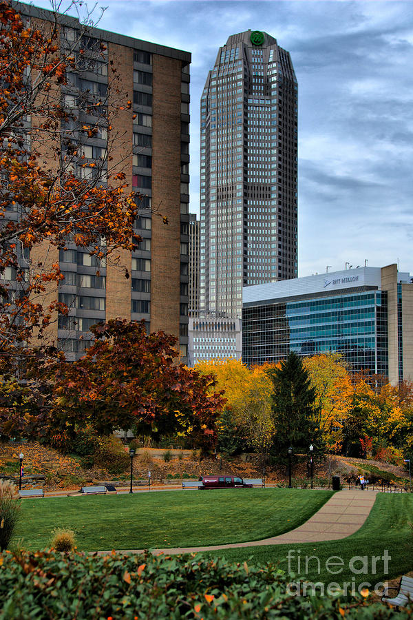 BNY Mellon from Duquesne University Campus HDR Photograph by Amy Cicconi