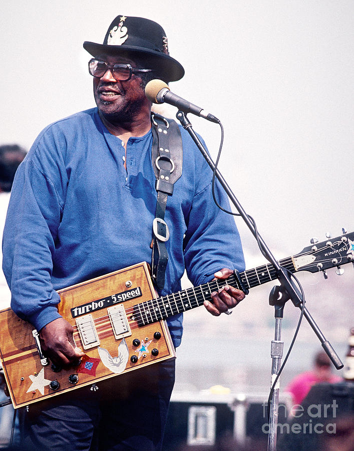 Hat Photograph - Bo Diddley 1987 by Chuck Spang