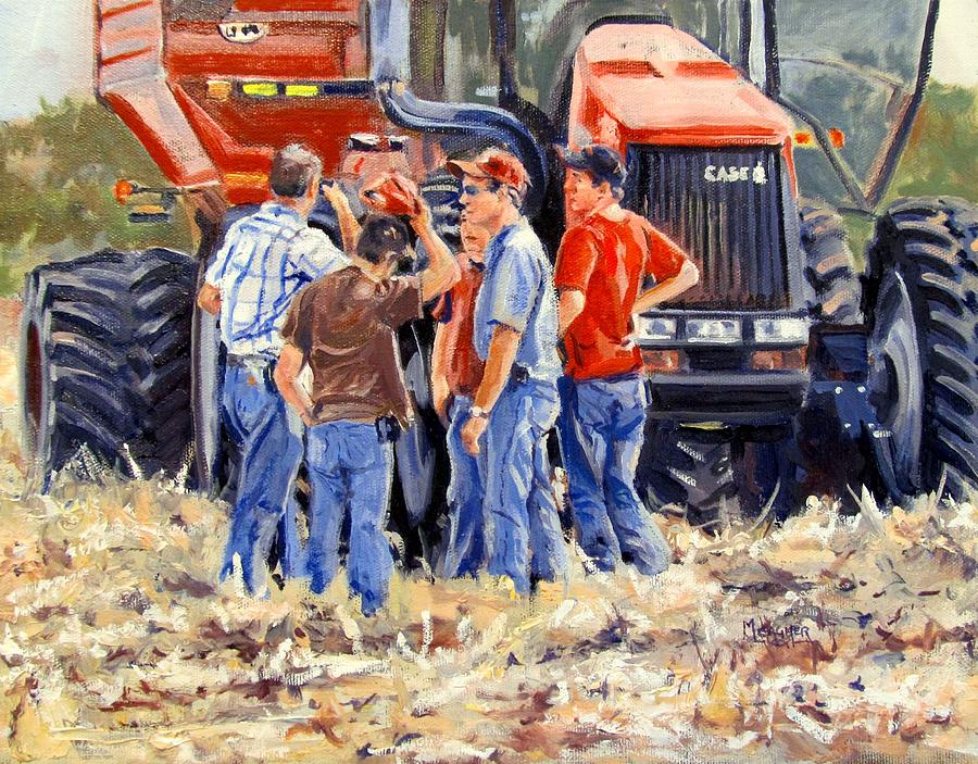 Farmers Painting - Board Of Directors by Spencer Meagher
