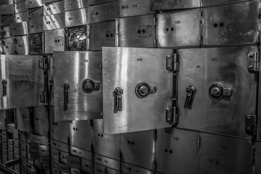 Chicago Photograph - Chicago Board of Trade Deposit Boxes #2 by Mike Burgquist
