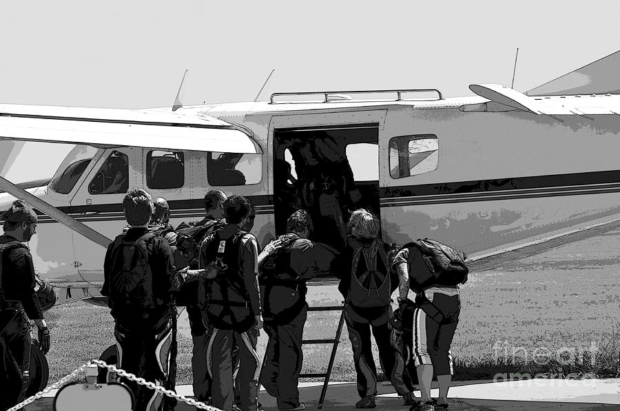 Boarding Poster Photograph by Cheryl McClure