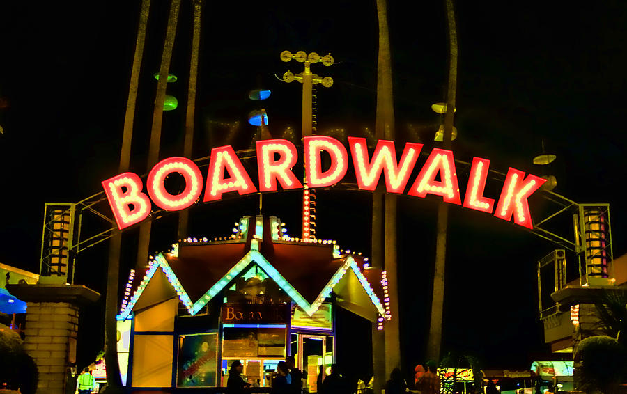 Santa Cruz Photograph - Boardwalk by Digital Kulprits