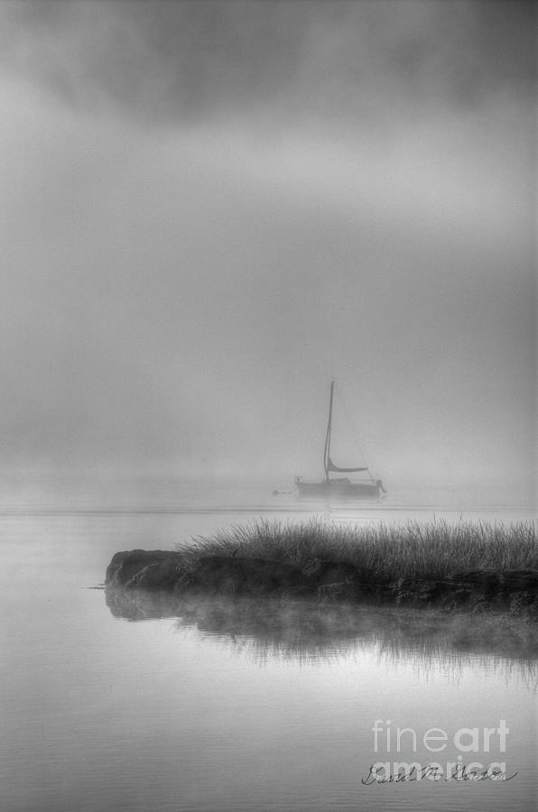 Boat and Morning Fog Photograph by David Gordon