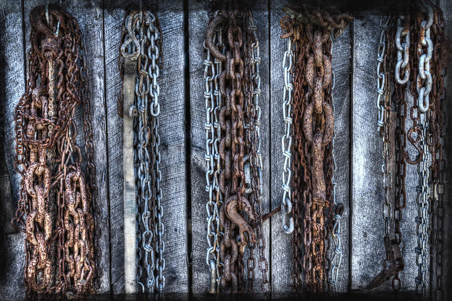 Boat Chains Photograph by Evie Carrier