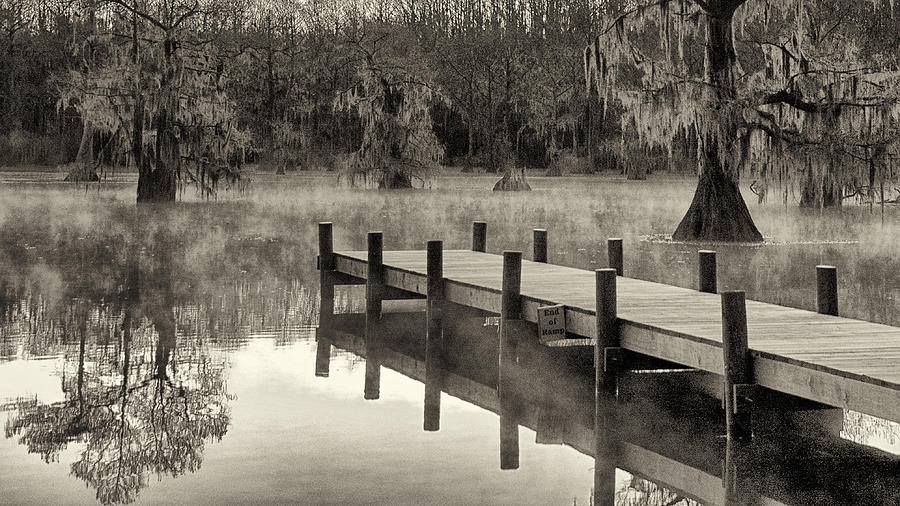 Boat Dock Caddo Lake Photograph by Mary Lee Dereske