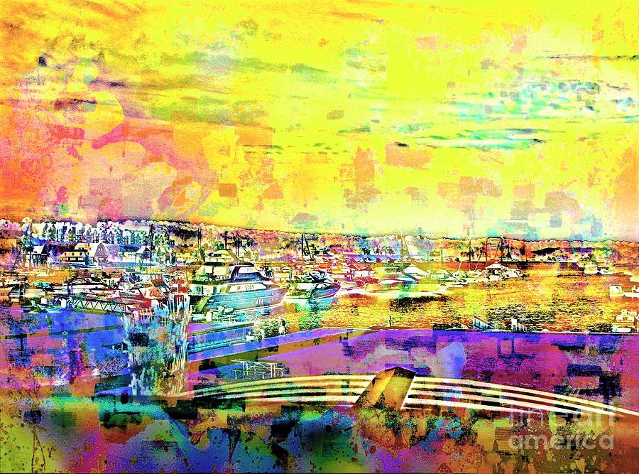 Boat Harbor Painting by Steven  Pipella