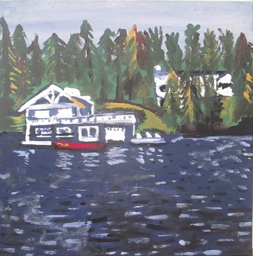 Boat House Painting by Jennylynd James