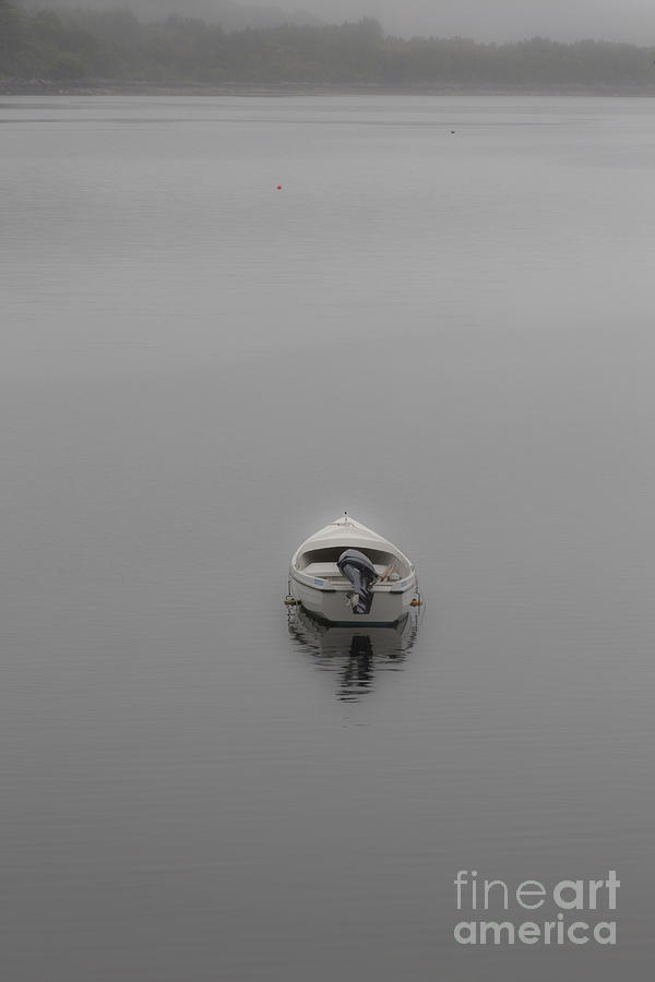 Boat in the Scottish Mist Photograph by Diane Macdonald Boat in the Scottish Mist Photograph by Diane Macdonald