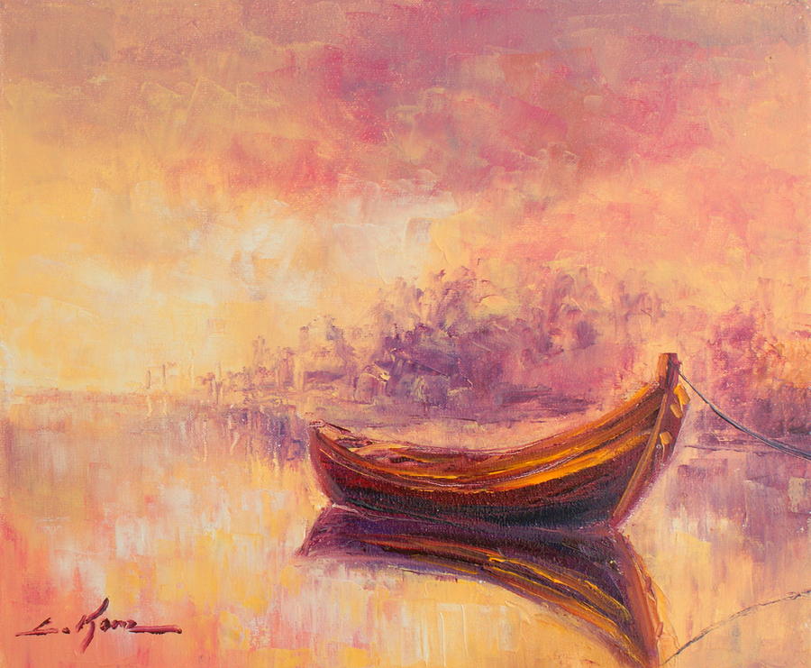 Boat Painting by Luke Karcz