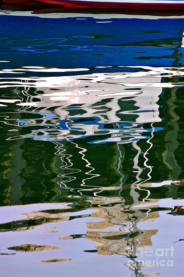 Boat Mirror Abstract Photograph by Henry Kowalski