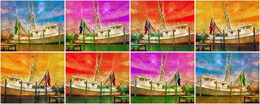 Boat Digital Art - Boat of a Different Color by Betsy Knapp