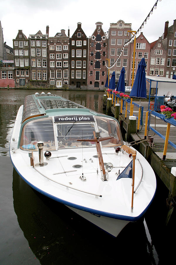 Boat On A Canal Photograph by Chris Martin-bahr/science Photo Library