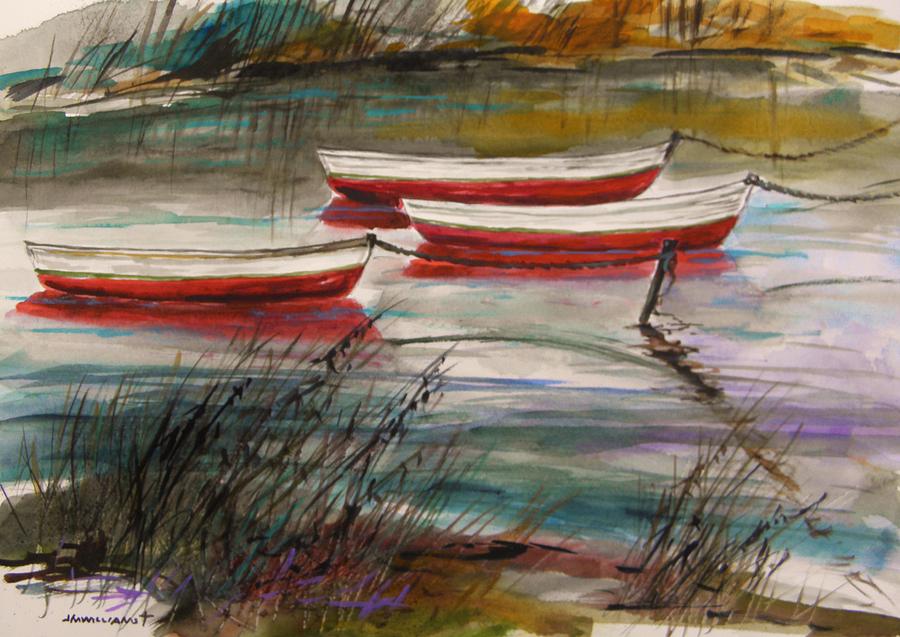 Boat Rentals Painting by John Williams