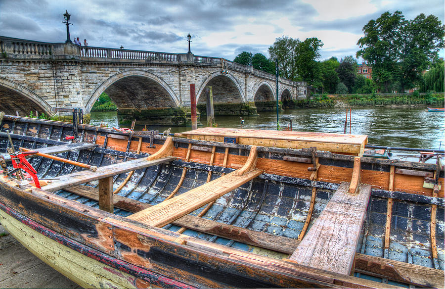 Boat Repair on the Thames Photograph by Tim Stanley