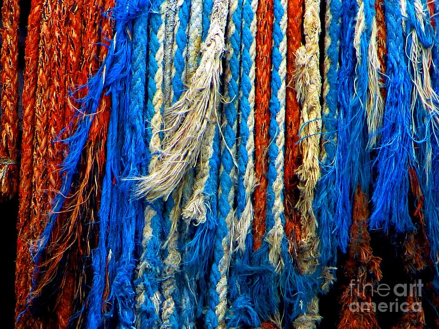 Boat Rope Photograph by Tim Townsend